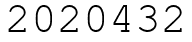 Число 2020432.