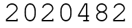 Число 2020482.