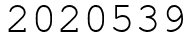 Число 2020539.