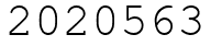 Число 2020563.