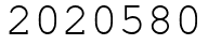 Число 2020580.