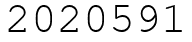 Число 2020591.