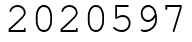 Число 2020597.