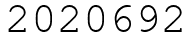Число 2020692.