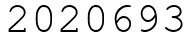 Число 2020693.