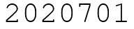 Число 2020701.