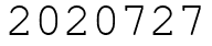 Число 2020727.