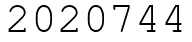 Число 2020744.