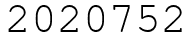 Число 2020752.