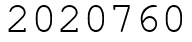 Число 2020760.