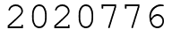 Число 2020776.