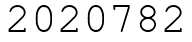 Число 2020782.