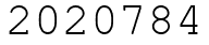Число 2020784.