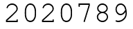 Число 2020789.
