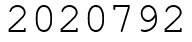 Число 2020792.