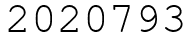 Число 2020793.