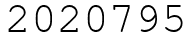 Число 2020795.