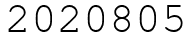 Число 2020805.