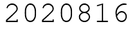 Число 2020816.