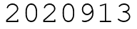 Число 2020913.