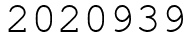 Число 2020939.