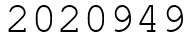 Число 2020949.