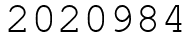 Число 2020984.