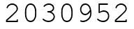 Число 2030952.