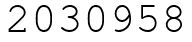 Число 2030958.