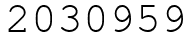 Число 2030959.