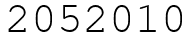 Число 2052010.