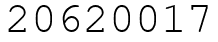 Число 20620017.