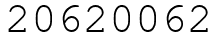 Число 20620062.
