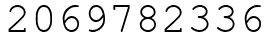 Число 2069782336.