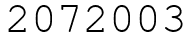 Число 2072003.