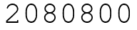 Число 2080800.