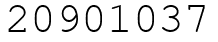 Число 20901037.