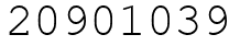 Число 20901039.