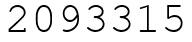 Число 2093315.