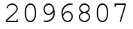 Число 2096807.