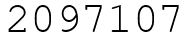 Число 2097107.