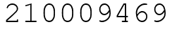 Число 210009469.