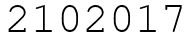 Число 2102017.