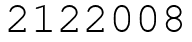 Число 2122008.