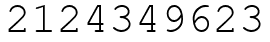 Число 2124349623.