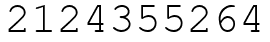 Число 2124355264.