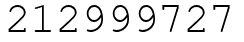 Число 212999727.