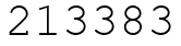 Число 213383.