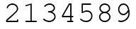 Число 2134589.