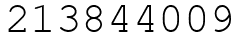Число 213844009.